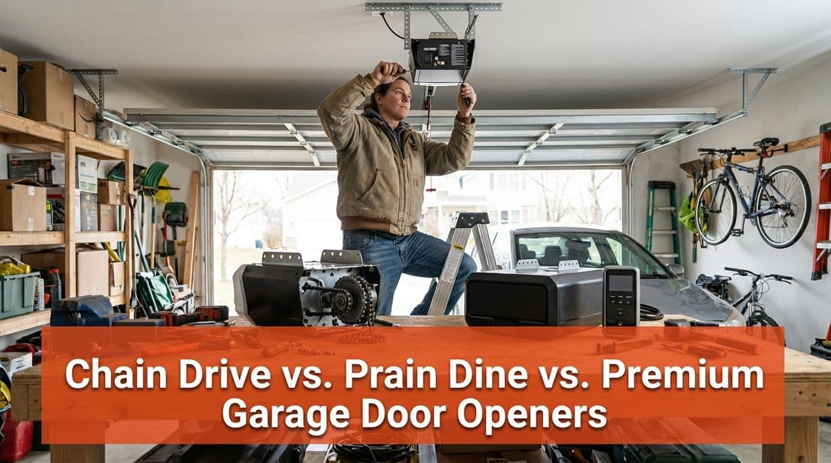 Blog post Chain Drive vs. Premium Garage Door Openers image
